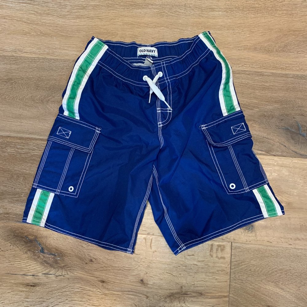 Old Navy Boy's Lined Swim Board Shorts Swim Trunks New